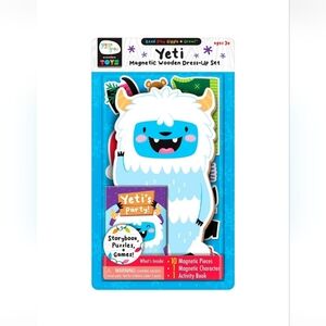 Target Bullseye Christmas 2025 Kids Magnetic Wooden Dress-up Set - Yeti